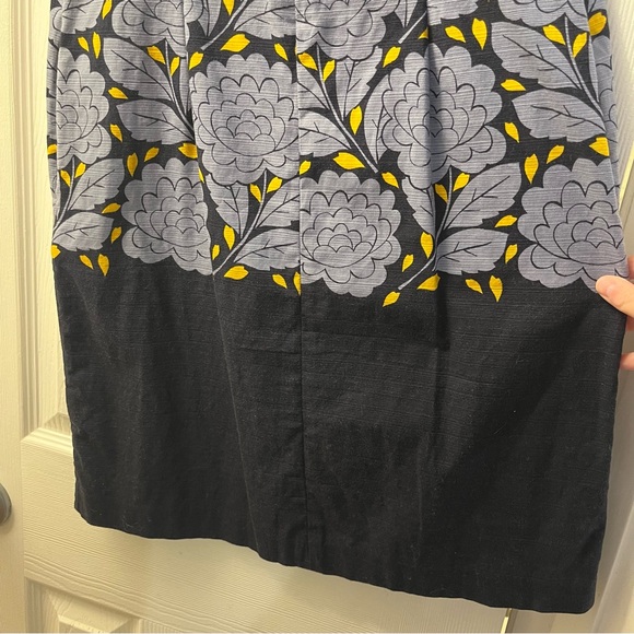 Boden Floral/Colorblock Afia Shift Dress, Size 4 - Picture 6 of 9